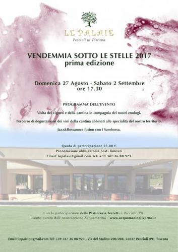 Vendemmia Sotto Le Stelle - Peccioli