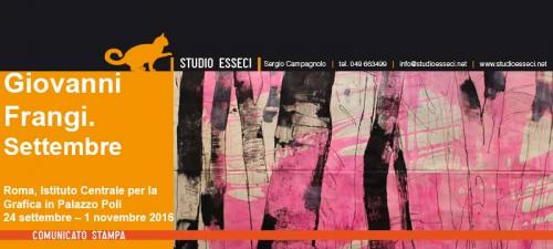 Mostra Di Giovanni Frangi - Roma