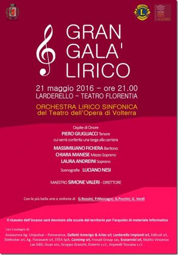 Gran Gala' Lirico - Pomarance