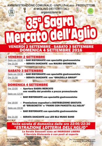 Sagra Mercato Dell'aglio - Molino Dei Torti