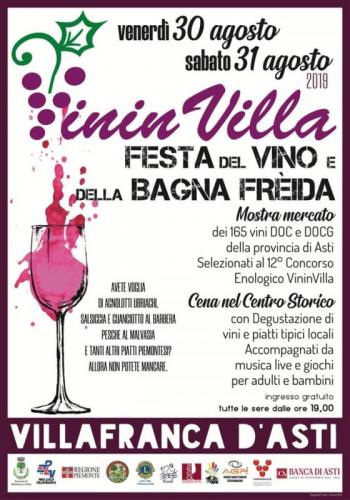 Vininvilla - Festa Del Vino E Della Bagna Frèida - Villafranca D'asti
