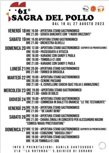 Sagra Del Pollo - Sorano