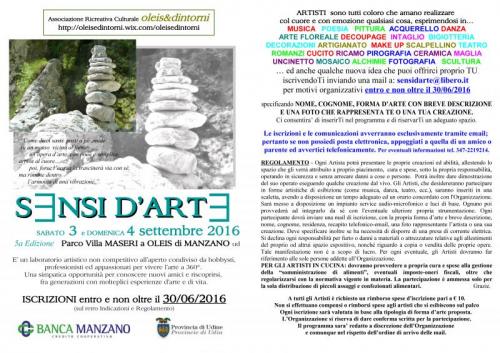 Sensi D'arte - Manzano