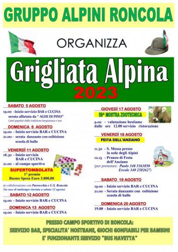Grigliata Alpina A Roncola - Roncola