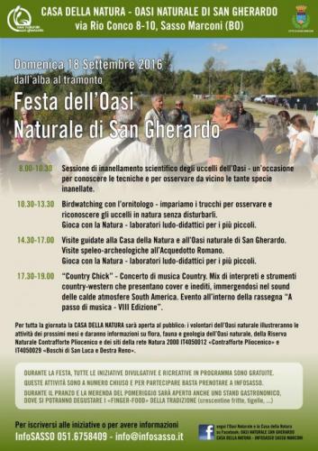 Festa All' Oasi Di San Gherardo - Sasso Marconi