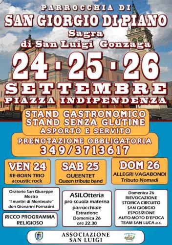 Sagra Patronale Di San Luigi Gonzaga - San Giorgio Di Piano