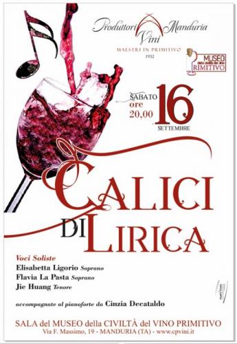 Calici Di Lirica - Manduria