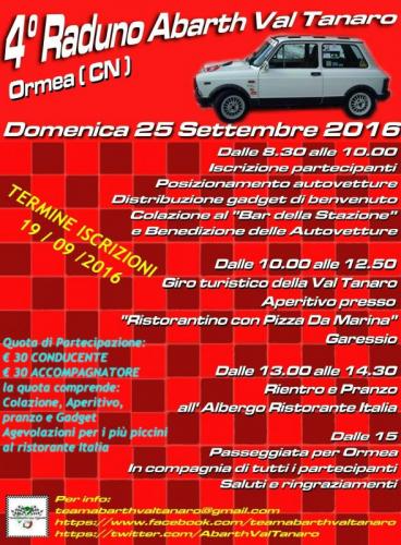 Raduno Abarth Val Tanaro - Ormea