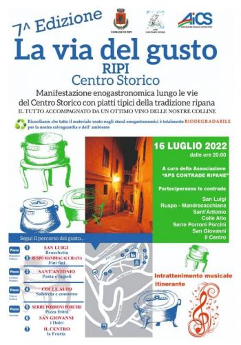 La Via Del Gusto A Ripi - Ripi