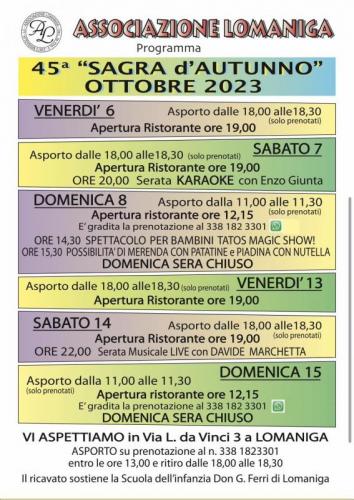 Sagra D'autunno A Lomaniga - Missaglia