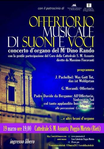 Serate Musicali Organistiche - Poggio Mirteto