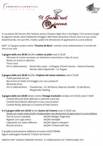 Il Gusto Nel Cinema - Ferrara