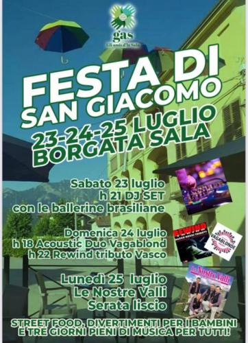 Festa Di San Giacomo In Borgata Sala - Giaveno