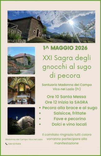 Sagra Degli Gnocchi Al Sugo Di Pecora - Vico Nel Lazio