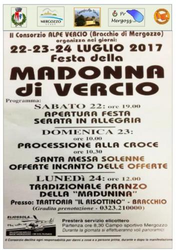 Festa Della Madonna Di Vercio - Mergozzo