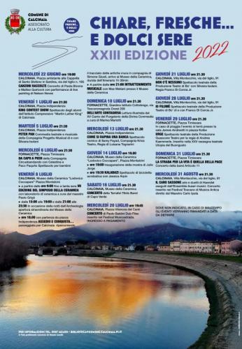 Chiare, Fresche E Dolci Sere - Calcinaia