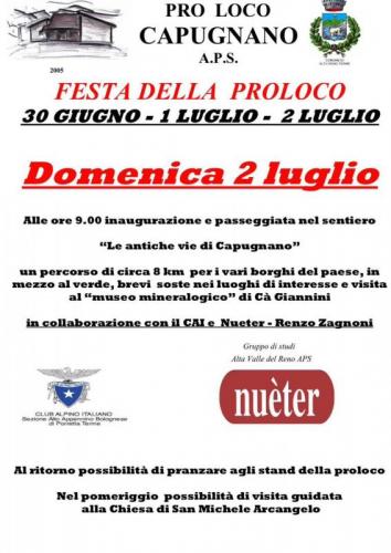 Capugnano In Festa  - Alto Reno Terme