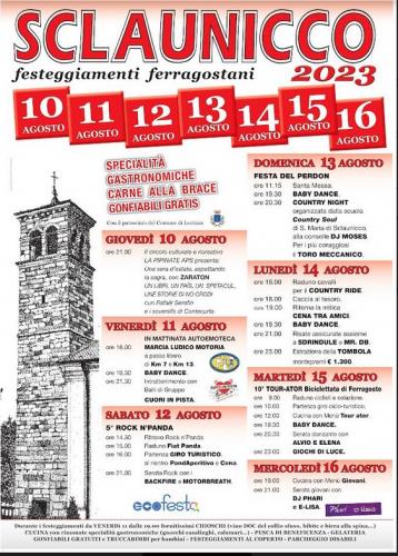 Festeggiamenti Ferragostani Di Sclaunicco - Lestizza