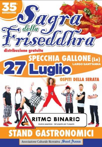 Sagra Della Friseddhra A Specchia Gallone - Minervino Di Lecce