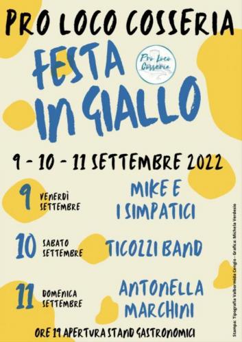 Festa In Giallo A Cosseria - Cosseria