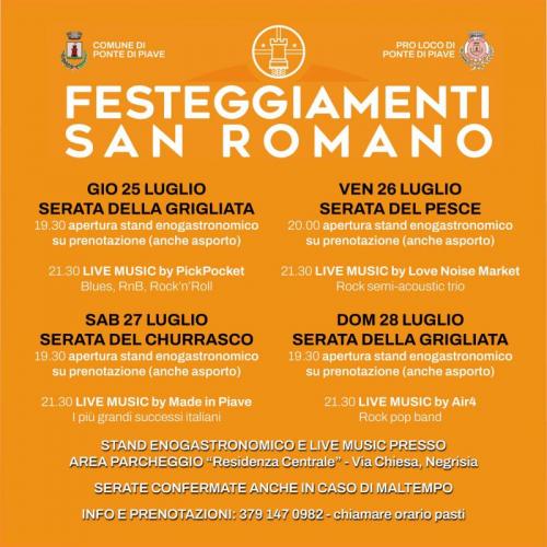 Festeggiamenti San Romano A Ponte Di Piave - Ponte Di Piave