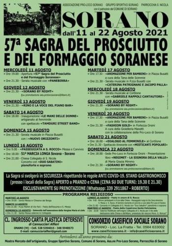 Sagra Del Prosciutto E Del Formaggio Soranese - Sorano