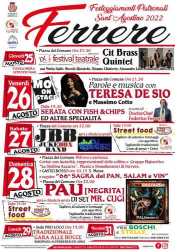 Festeggiamenti Patronali Di Sant'agostino A Ferrere - Ferrere