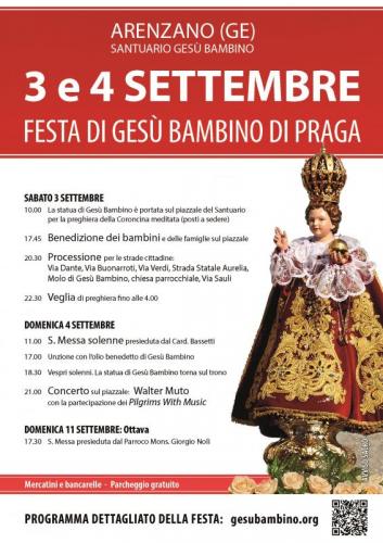 Festa Di Gesù Bambino Di Praga - Arenzano