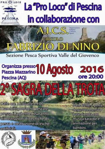 Sagra Della Trota - Pescina
