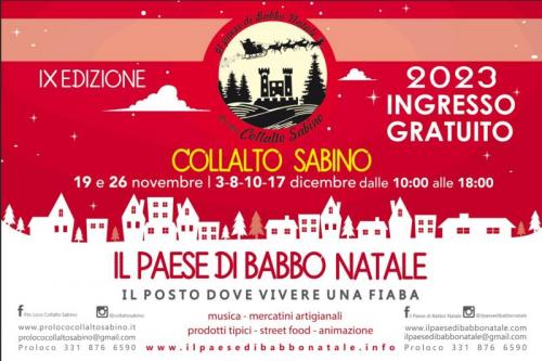 Il Paese Di Babbo Natale - Collalto Sabino