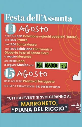 Festa Dell'assunta A Santa Fiora - Santa Fiora