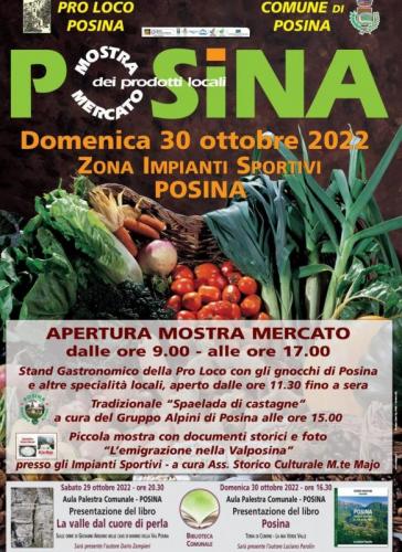 Mostra Mercato Dei Prodotti Tipici Locali A Posina - Posina