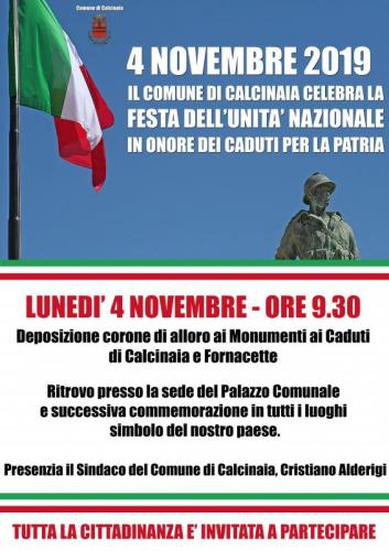 Commemorazione Dei Caduti Per La Patria - Calcinaia