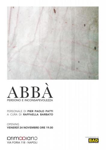 Personale Di Pier Paolo Patti - Napoli