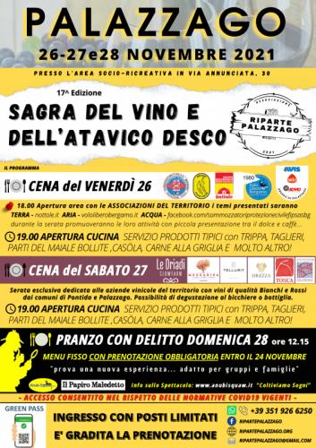 Sagra Del Vino E Dell'atavico Desco - Palazzago