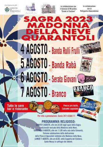 Sagra Della Madonna Della Neve - Mirandola