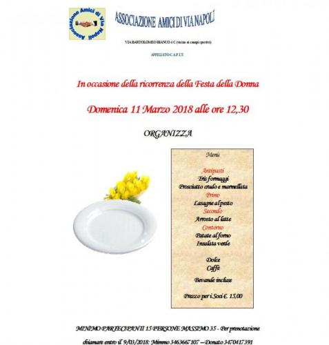 Una Cena Per La Festa Della Donna - Genova