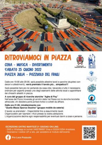 Ritroviamoci In Piazza Pozzuolo Del Friuli - Pozzuolo Del Friuli