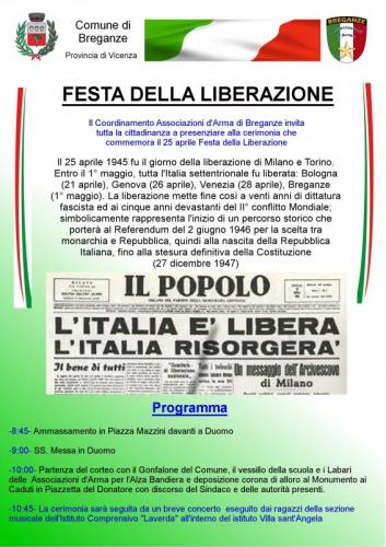Festa Della Liberazione - Breganze