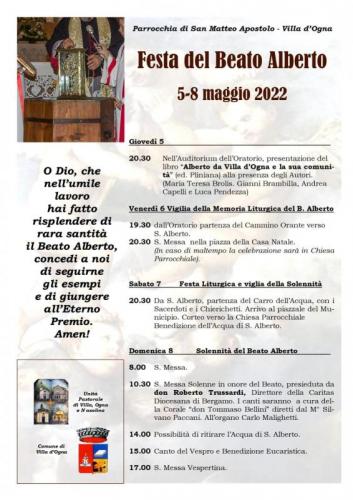 Festa Del Beato Alberto - Villa D'ogna
