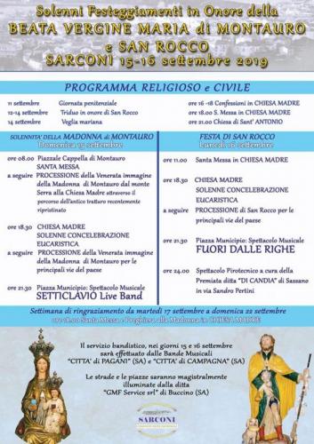 Festa Della Madonna Di Montauro - Sarconi