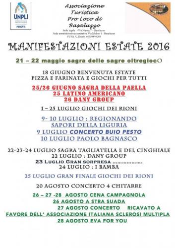 Eventi A Basaluzzo - Basaluzzo
