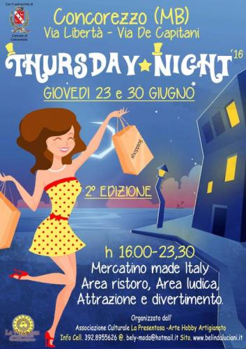 Thursday Night - Concorezzo