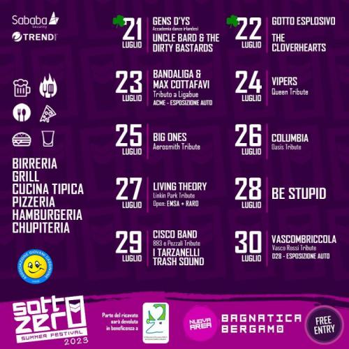 Sottozero Summer Festival - Bagnatica