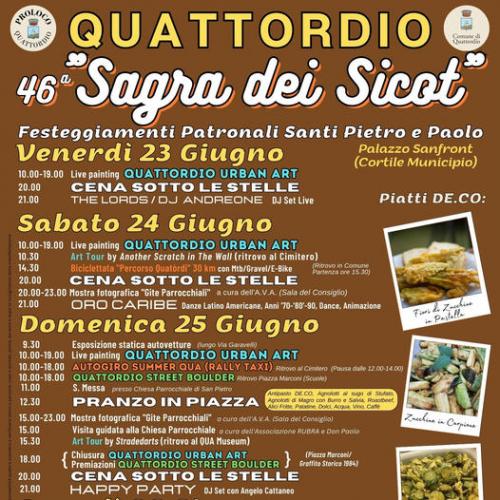 Sagra Dei Sicot  - Quattordio