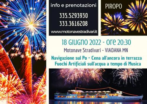 Spettacolo Piromusicale E Navigazione Sul Po - Viadana