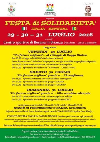 Festa Di Solidarietà - Besana In Brianza