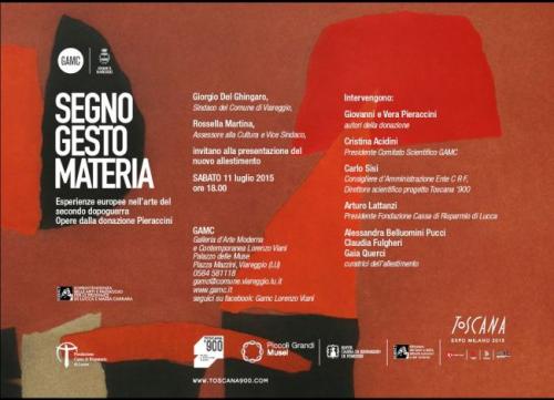 Segno Gesto Materia - Viareggio
