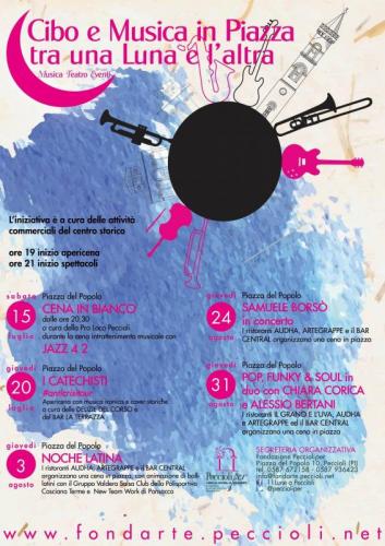 Cibo E Musica In Piazza - Peccioli