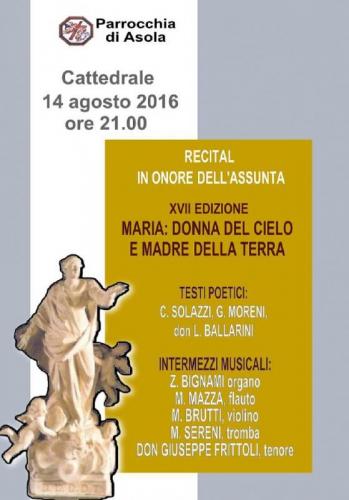 Recital Dell'assunta - Asola